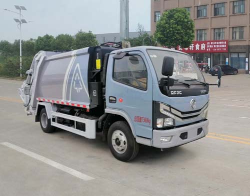 東風(fēng)多利卡國(guó)六京牌6.5立方后裝壓縮式垃圾車