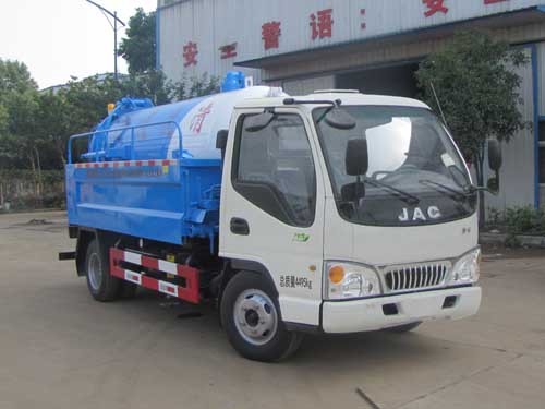 江淮威鈴國(guó)五藍(lán)牌清洗吸污車(chē)